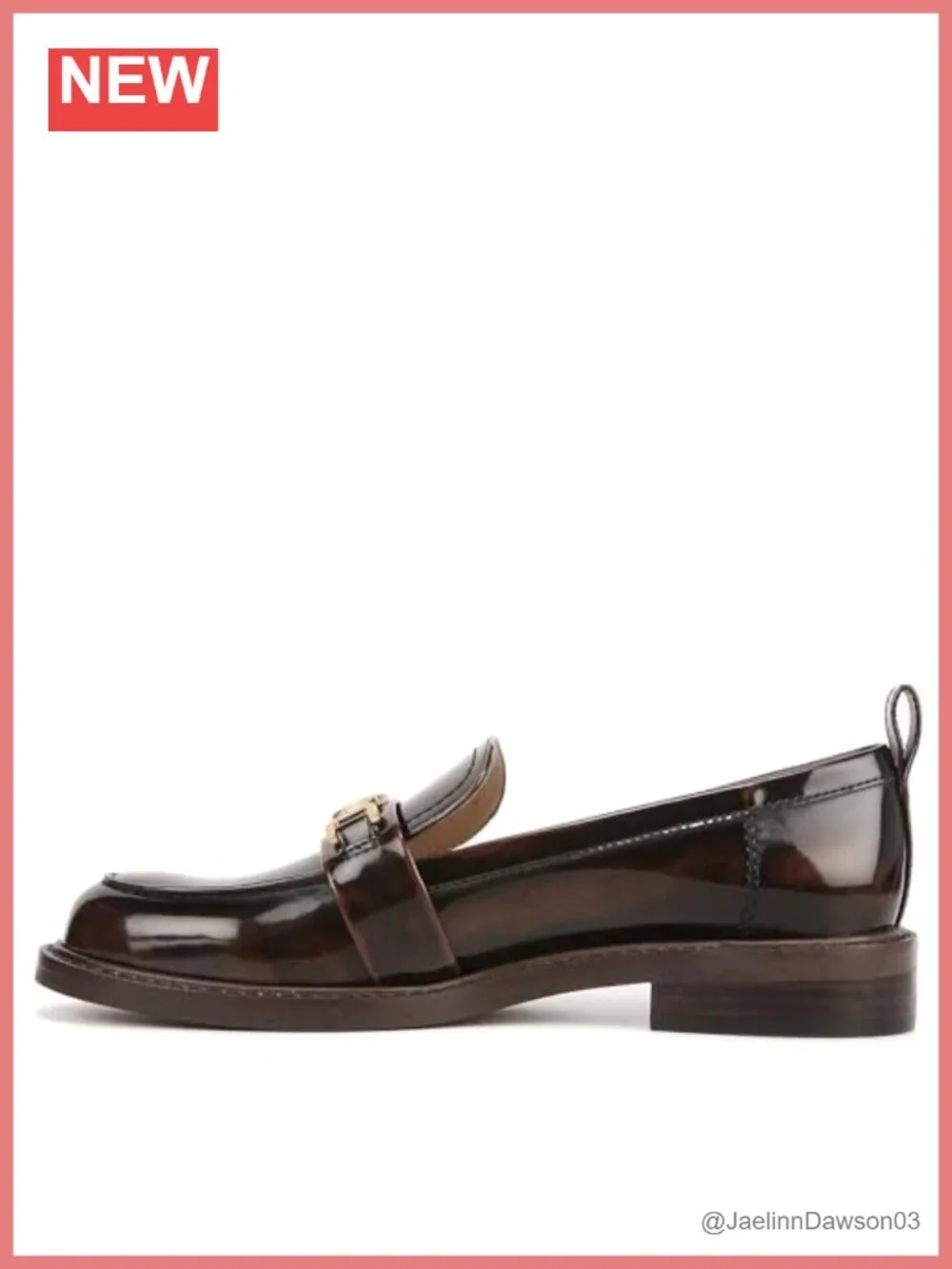 Sam Edelman Christy Almond Toe Loafers with Buckle - Leather & Synthetic